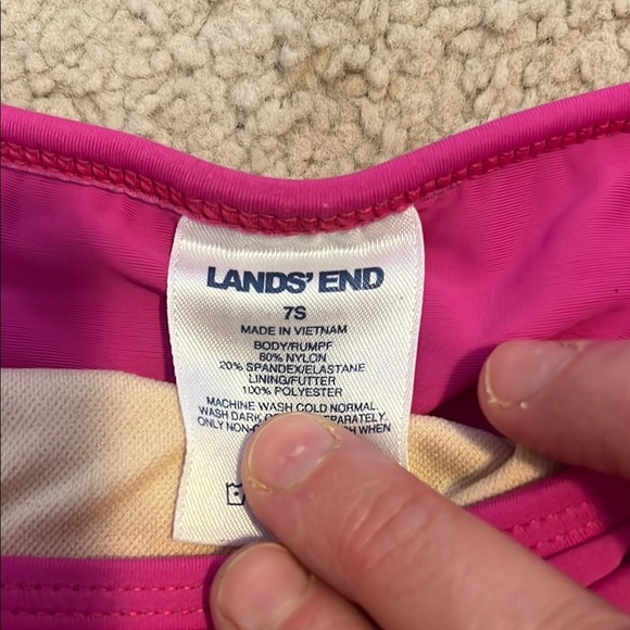 Lot of 3 Lands End Girls Swim Skirts - Pink, Blue, Star , Sky - Picture 4 of 9